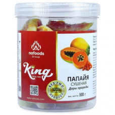 Папайя сушеная в банке КИНГ (KING)